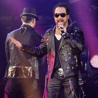 A.J. McLean, Backstreet Boys in New Kids On The Block and Backstreet Boys Performing Live