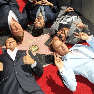 Backstreet Boys Are Honoured with A Hollywood Star on The Hollywood Walk of Fame