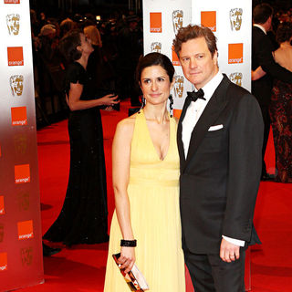 Colin Firth, Livia Giuggioli in The Orange British Academy Film Awards (BAFTA Awards) - Arrivals