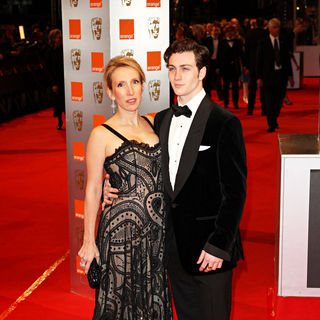 Sam Taylor-Wood, Aaron Johnson in The Orange British Academy Film Awards (BAFTA Awards) - Arrivals
