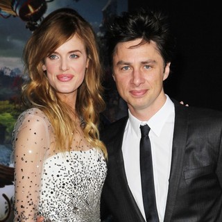 Taylor Bagley, Zach Braff in Oz: The Great and Powerful - Los Angeles Premiere - Arrivals