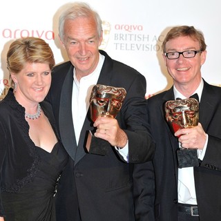 Clare Balding, Jon Snow, Jim Gray in The 2012 Arqiva British Academy Television Awards - Winners Board