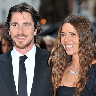 Christian Bale, Sibi Blazic in The European Premiere of The Dark Knight Rises - Arrivals