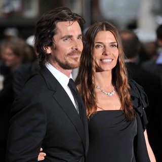 Christian Bale, Sibi Blazic in The European Premiere of The Dark Knight Rises - Arrivals