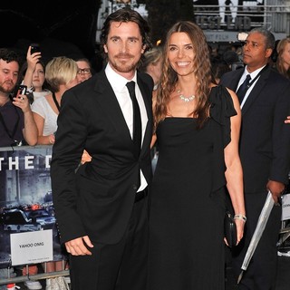Christian Bale, Sibi Blazic in The European Premiere of The Dark Knight Rises - Arrivals