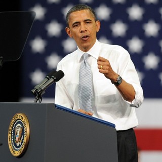 Barack Obama in President Barack Obama at Florida Atlantic University to Speak About The Economy and The Buffet Rule