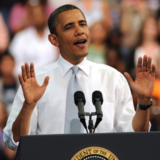 Barack Obama in President Barack Obama at Florida Atlantic University to Speak About The Economy and The Buffet Rule