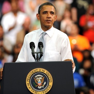 Barack Obama in President Barack Obama at Florida Atlantic University to Speak About The Economy and The Buffet Rule