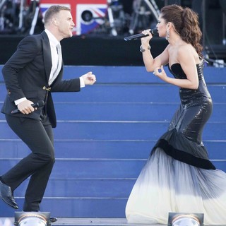 Gary Barlow, Cheryl Cole in The Diamond Jubilee Concert