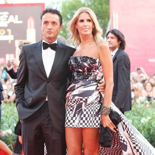 Giulio Base, Tiziana Rocca in 68th Venice Film Festival - Day 1 - The Ides of March - Red Carpet