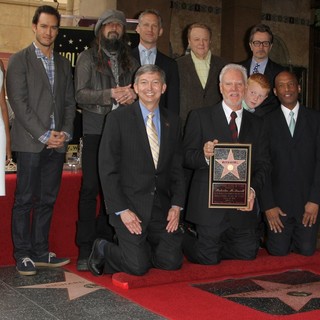 Garcelle Beauvais, Mark-Paul Gosselaar, Rob Zombie, Leron Gubler, Reed Diamond, Mike Kaplan, Malcolm McDowell, Beckett Taylor McDowell, Gary Oldman, Marty Shelton in The Hollywood Walk of Fame Honors Malcolm McDowell