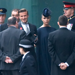 David Beckham, Victoria Adams in The Wedding of Prince William and Catherine Middleton