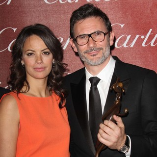 Berenice Bejo, Michel Hazanavicius in The 23rd Annual Palm Springs International Film Festival Awards Gala - Press Room