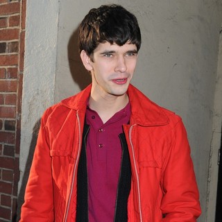 Ben Whishaw in Ben Whishaw Leaving The Lucille Lortel Theatre After Performing in Off-Broadway Play The Pride