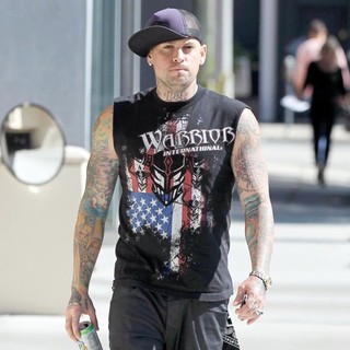 Benji Madden in Benji Madden Walking in Beverly Hills