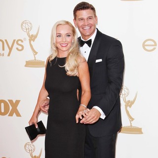 David Boreanaz in The 63rd Primetime Emmy Awards - Arrivals - bergma-boreanaz-63rd-primetime-emmy-awards-06