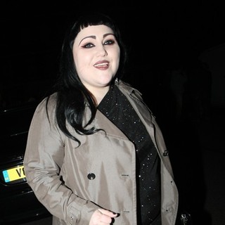 Beth Ditto, Gossip in London Fashion Week A-W 2011: Get A Life Palladium - Departures