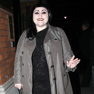 Beth Ditto, Gossip in London Fashion Week A-W 2011: Get A Life Palladium - Departures