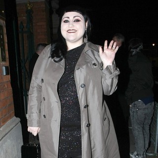 Beth Ditto, Gossip in London Fashion Week A-W 2011: Get A Life Palladium - Departures