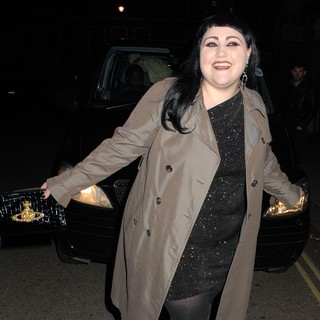 Beth Ditto, Gossip in London Fashion Week A-W 2011: Get A Life Palladium - Departures