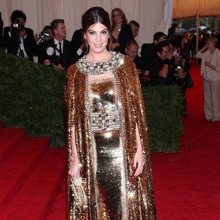 Bianca Brandolini d'Adda in Schiaparelli and Prada Impossible Conversations Costume Institute Gala