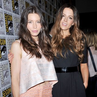 Jessica Biel, Kate Beckinsale in 2011 Comic Con Convention - Day 2 - The Sony Press Conference