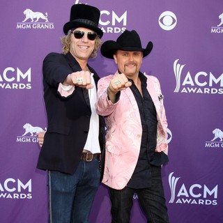 Big & Rich in 2012 ACM Awards - Arrivals