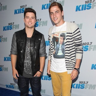 Logan Henderson, Kendall Schmidt, Big Time Rush in 102.7 KIIS FM's Wango Tango 2012 - Arrivals