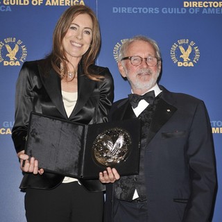 Kathryn Bigelow, Norman Jewison in 65th Annual Directors Guild of America Awards - Press Room