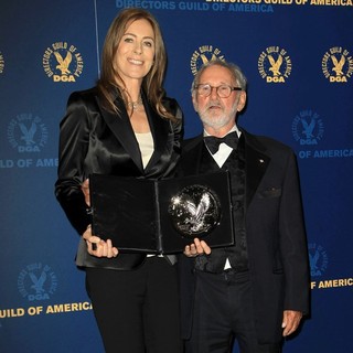 Kathryn Bigelow, Norman Jewison in 65th Annual Directors Guild of America Awards - Press Room