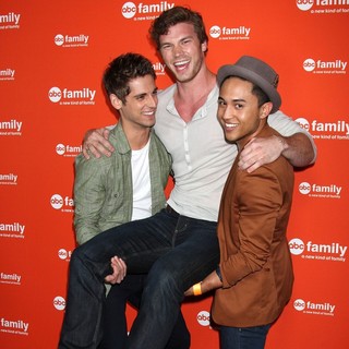 Jean-Luc Bilodeau, Derek Theler, Tahj Mowry in ABC Family West Coast Upfronts Party
