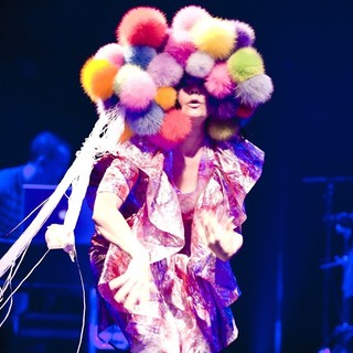 Bjork in Bjork Performs at The Hammersmith Apollo