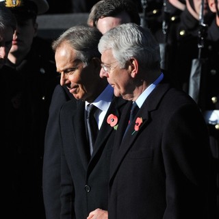 Tony Blair, John Major in Sunday Commemorating Sacrifices of The Armed Forces
