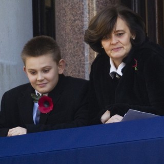 Leo Blair, Cherie Blair in Sunday Commemorating Sacrifices of The Armed Forces