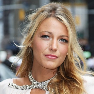 Blake Lively in The Late Show with David Letterman - Arrivals