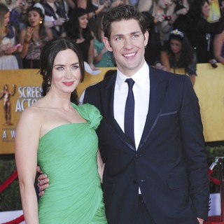 Emily Blunt, John Krasinski in The 18th Annual Screen Actors Guild Awards - Arrivals