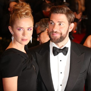 Emily Blunt, John Krasinski in PUNK: Chaos to Couture Costume Institute Gala
