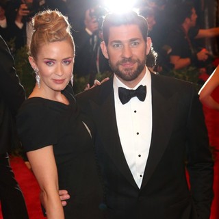 Emily Blunt, John Krasinski in PUNK: Chaos to Couture Costume Institute Gala
