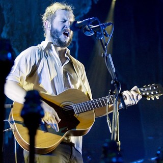 Justin Vernon, Bon Iver in Bon Iver Perform A Headlining Gig