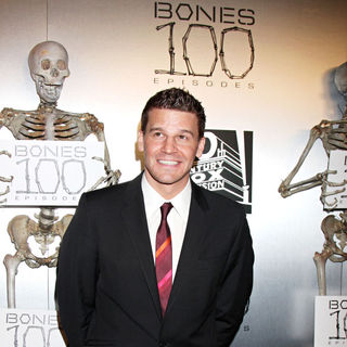 David Boreanaz in The "Bones" 100th Show Party
