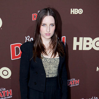Zoe Kazan in Premiere of "Bored to Death" Season 2 - Arrivals