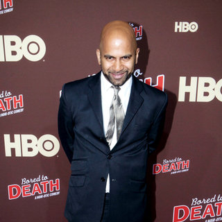 Ajay Naidu in Premiere of "Bored to Death" Season 2 - Arrivals