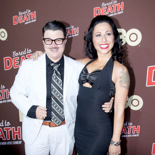 Murray Hill, Angie Pontani in Premiere of "Bored to Death" Season 2 - Arrivals