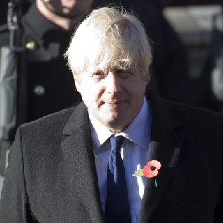 Boris Johnson in Sunday Commemorating Sacrifices of The Armed Forces