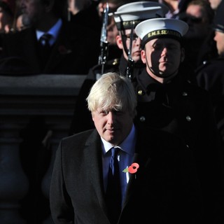 Boris Johnson in Sunday Commemorating Sacrifices of The Armed Forces