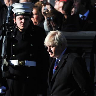 Boris Johnson in Sunday Commemorating Sacrifices of The Armed Forces