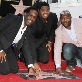 Boyz II Men in Boyz II Men Are Honored with The Year's First Star on The Hollywood Walk of Fame