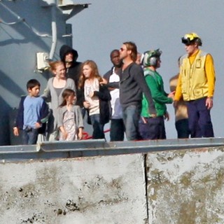 Filming Scenes Onboard A Warship for New Movie World War Z