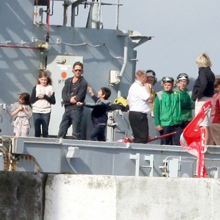 Filming Scenes Onboard A Warship for New Movie World War Z