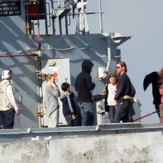 Filming Scenes Onboard A Warship for New Movie World War Z